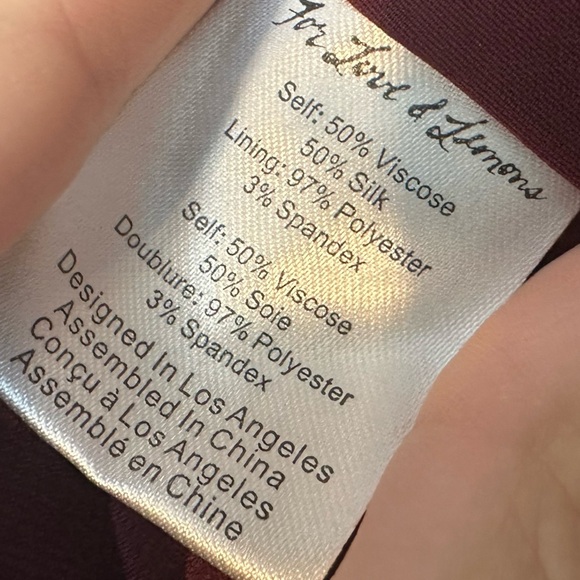 For Love & Lemons Sophie Velvet Floral Skirt Asymmetrical Silk Pink Size Medium - Picture 6 of 7